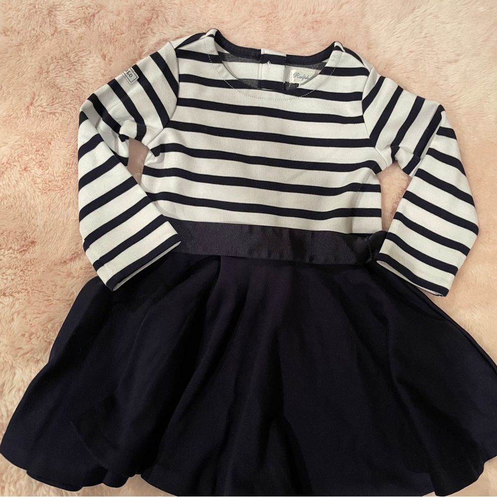 EUC Ralph Lauren bow back dress